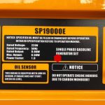 موتور برق بنزینی اسپینا 8.5 کیلووات استارتی مدل SP19000E - Image 3