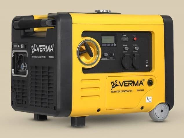 7be8e9eb03dc4744b2fe03f5d06f40a7.jpg موتور برق 4.5 کیلووات سایلنت اینورتری استارتی ریموت دار ورما مدل 8500i - Image 1