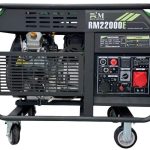 موتور برق بنزینی ریموت‌دار تک‌فاز و سه‌فاز 17 کیلووات رونی مدل RM22000E