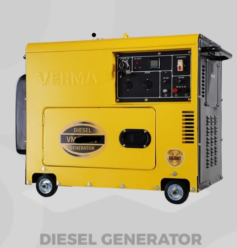 موتور-برق-ورما-دیزلی.jpg موتور برق دیزلی 12 کیلووات سایلنت ورما مدل VM16000T - Image 1