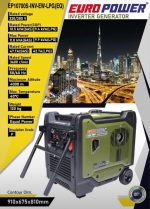 موتور برق دوگانه‌سوز یوروپاور 11 کیلووات | مدل EP10700S-INV-EW-LPG سایلنت - Image 2